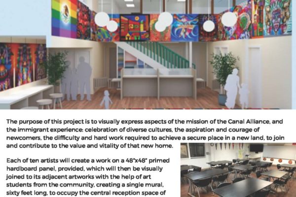 Flyer for Canal Alliance "Coming Home" mural project