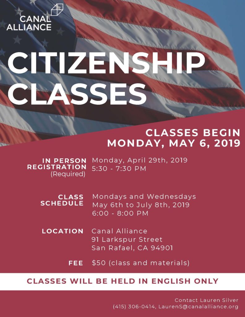 Canal Alliance Citizenship Classes