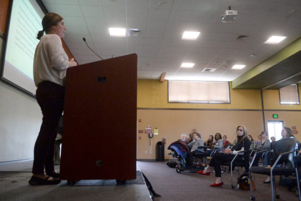 SAN RAFAEL CA - MARCH 9: Dr. Lisa Santora Marin County public health officer