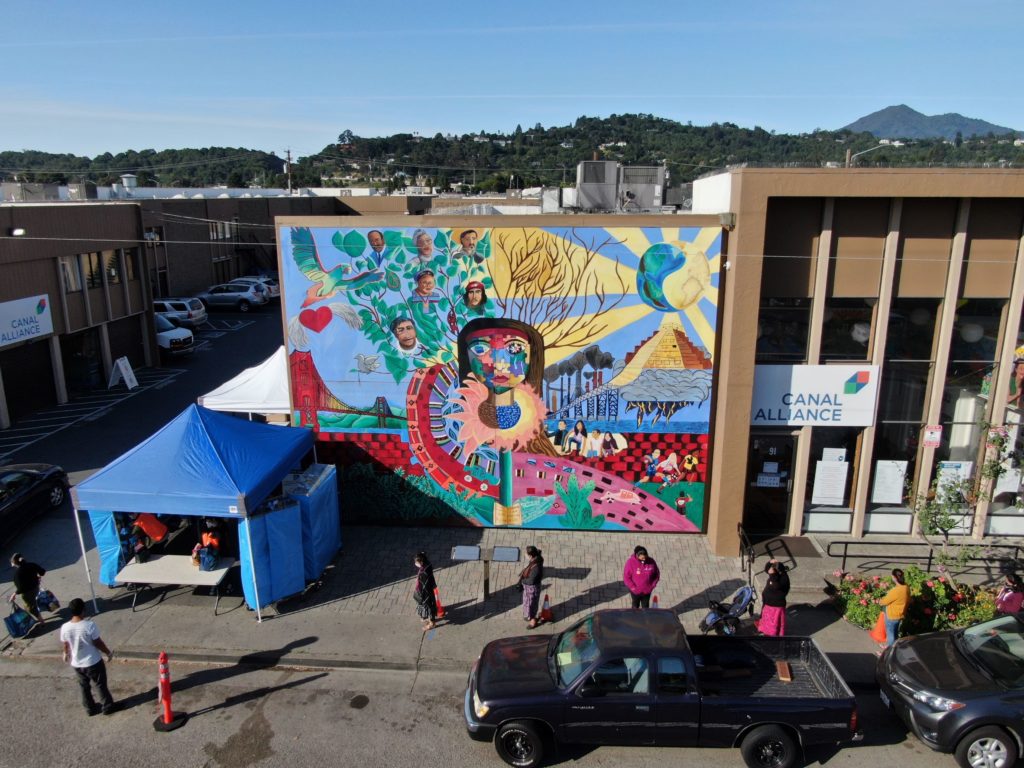 food pantry aerial