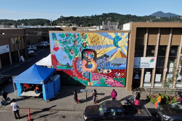 food pantry aerial