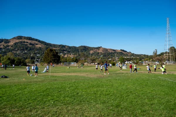 Youth prractice at Canal FC